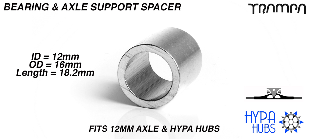 NÁBOJ do HYPA HUBS Trampa (NEORIGINÁLNÍ DÍL, vnitřní průměr ložiska 9,5mm)
