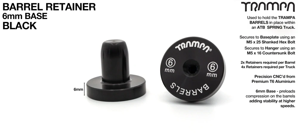 Trampa TRUCK 4X retainers (6mm)