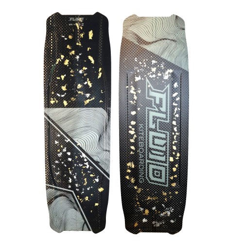 Kiteboard FLUID kiteboarding - XTR TWOSEVEN CARBON ZLATO (2022/2023) (134až138) freeride, freestyle