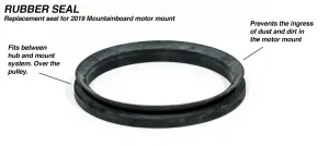 pryžové těsnění k PRO BELT DRIVE a SPUR GEAR DRIVE